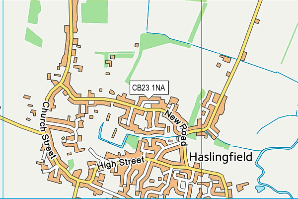 CB23 1NA map - OS VectorMap District (Ordnance Survey) CB23 1NA map - OS VectorMap District (Ordnance Survey)