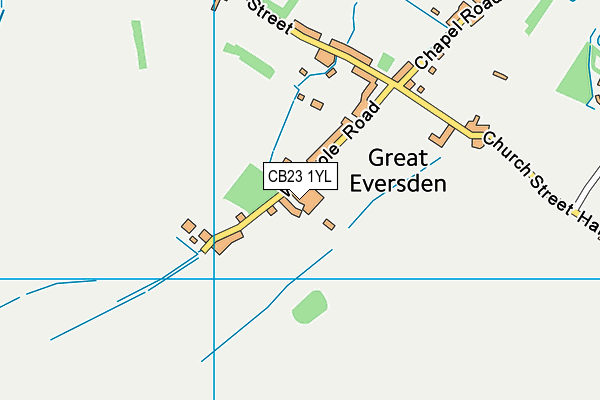 CB23 1YL map - OS VectorMap District (Ordnance Survey) CB23 1YL map - OS VectorMap District (Ordnance Survey)