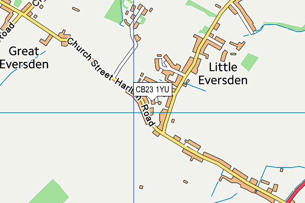 CB23 1YU map - OS VectorMap District (Ordnance Survey) CB23 1YU map - OS VectorMap District (Ordnance Survey)
