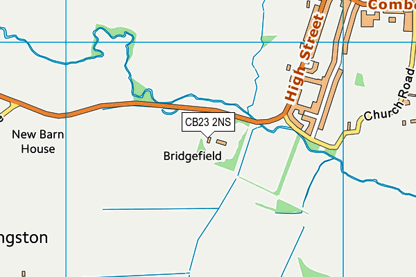 CB23 2NS map - OS VectorMap District (Ordnance Survey) CB23 2NS map - OS VectorMap District (Ordnance Survey)