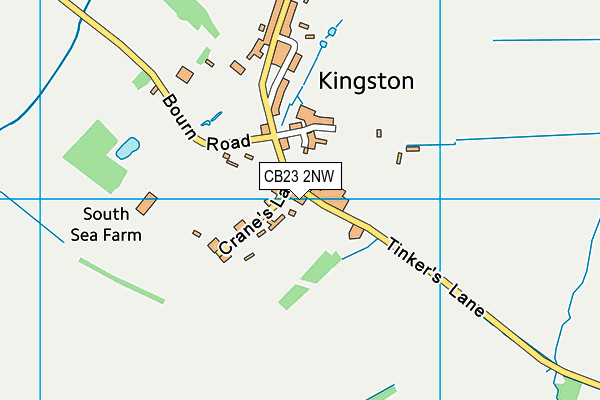 CB23 2NW map - OS VectorMap District (Ordnance Survey) CB23 2NW map - OS VectorMap District (Ordnance Survey)