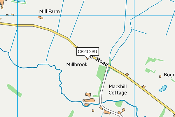 CB23 2SU map - OS VectorMap District (Ordnance Survey) CB23 2SU map - OS VectorMap District (Ordnance Survey)