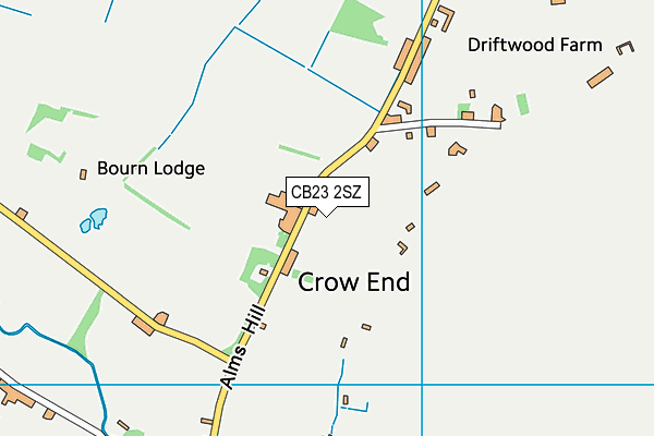 CB23 2SZ map - OS VectorMap District (Ordnance Survey) CB23 2SZ map - OS VectorMap District (Ordnance Survey)
