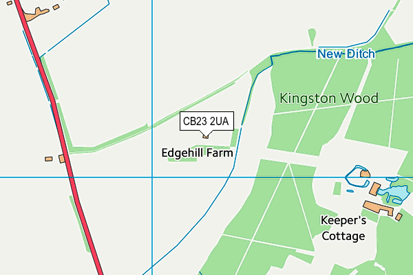 CB23 2UA map - OS VectorMap District (Ordnance Survey) CB23 2UA map - OS VectorMap District (Ordnance Survey)