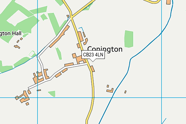 CB23 4LN map - OS VectorMap District (Ordnance Survey) CB23 4LN map - OS VectorMap District (Ordnance Survey)