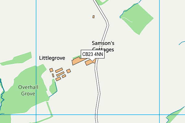 CB23 4NN map - OS VectorMap District (Ordnance Survey) CB23 4NN map - OS VectorMap District (Ordnance Survey)