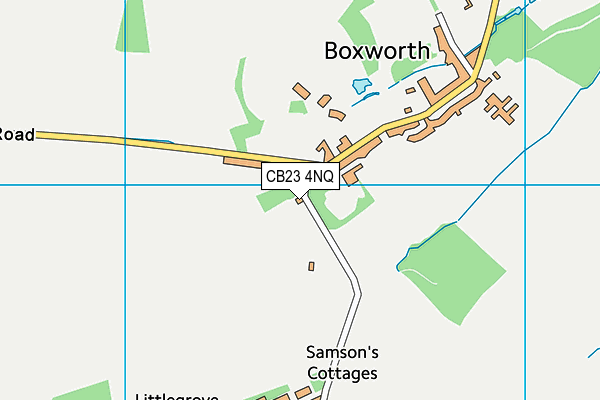 CB23 4NQ map - OS VectorMap District (Ordnance Survey) CB23 4NQ map - OS VectorMap District (Ordnance Survey)