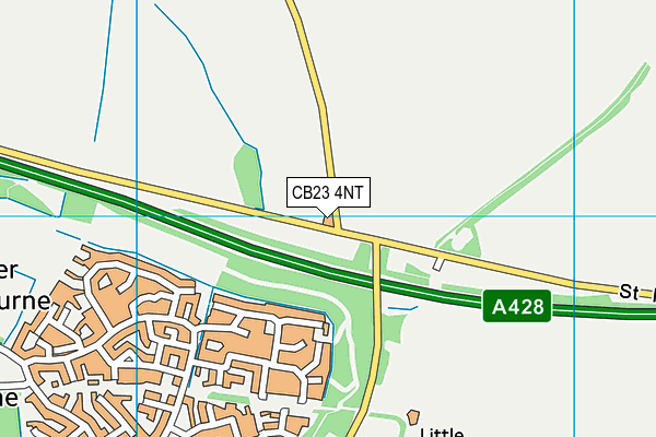 CB23 4NT map - OS VectorMap District (Ordnance Survey) CB23 4NT map - OS VectorMap District (Ordnance Survey)