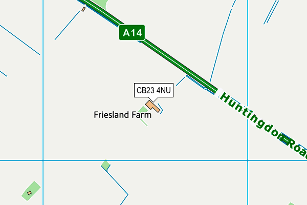 CB23 4NU map - OS VectorMap District (Ordnance Survey) CB23 4NU map - OS VectorMap District (Ordnance Survey)