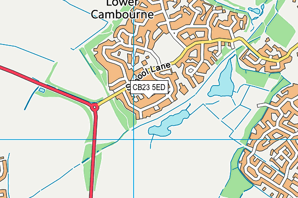 CB23 5ED map - OS VectorMap District (Ordnance Survey) CB23 5ED map - OS VectorMap District (Ordnance Survey)