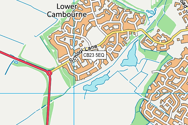 CB23 5EQ map - OS VectorMap District (Ordnance Survey) CB23 5EQ map - OS VectorMap District (Ordnance Survey)