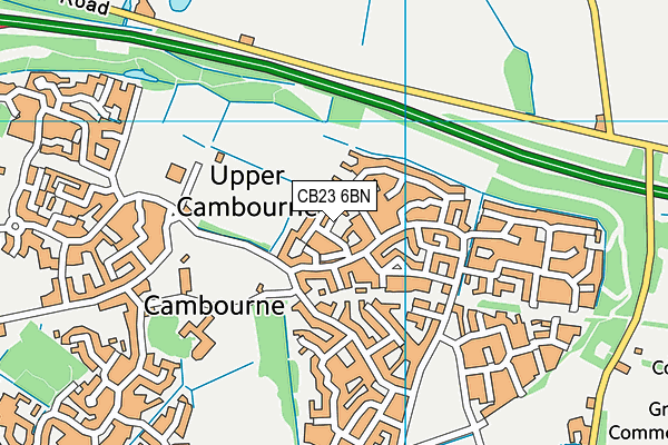 CB23 6BN map - OS VectorMap District (Ordnance Survey) CB23 6BN map - OS VectorMap District (Ordnance Survey)
