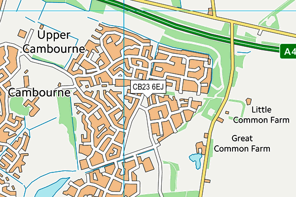 CB23 6EJ map - OS VectorMap District (Ordnance Survey) CB23 6EJ map - OS VectorMap District (Ordnance Survey)
