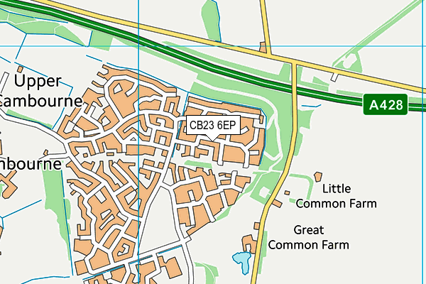 CB23 6EP map - OS VectorMap District (Ordnance Survey) CB23 6EP map - OS VectorMap District (Ordnance Survey)