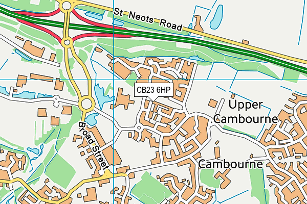 CB23 6HP map - OS VectorMap District (Ordnance Survey) CB23 6HP map - OS VectorMap District (Ordnance Survey)