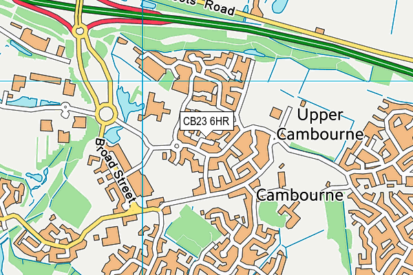 CB23 6HR map - OS VectorMap District (Ordnance Survey) CB23 6HR map - OS VectorMap District (Ordnance Survey)