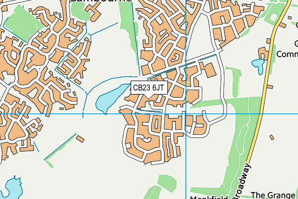 CB23 6JT map - OS VectorMap District (Ordnance Survey) CB23 6JT map - OS VectorMap District (Ordnance Survey)