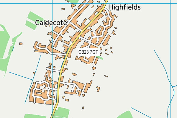 CB23 7GT map - OS VectorMap District (Ordnance Survey) CB23 7GT map - OS VectorMap District (Ordnance Survey)