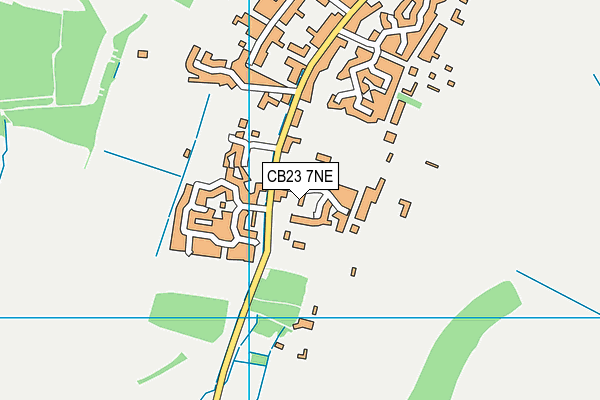 CB23 7NE map - OS VectorMap District (Ordnance Survey) CB23 7NE map - OS VectorMap District (Ordnance Survey)