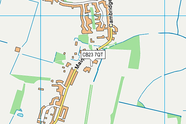 CB23 7QT map - OS VectorMap District (Ordnance Survey) CB23 7QT map - OS VectorMap District (Ordnance Survey)
