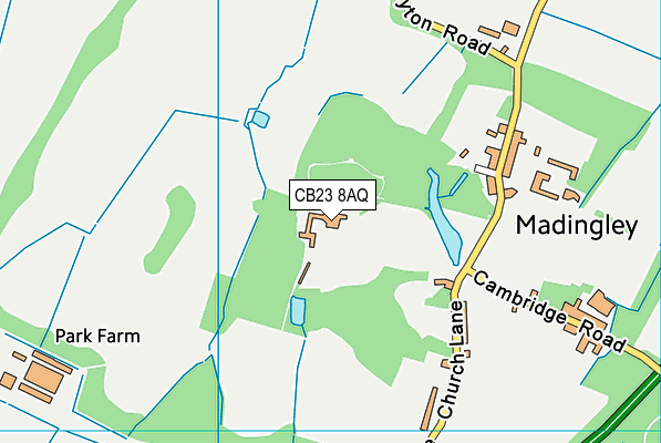 CB23 8AQ map - OS VectorMap District (Ordnance Survey) CB23 8AQ map - OS VectorMap District (Ordnance Survey)