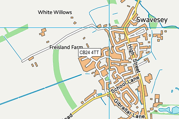 CB24 4TT map - OS VectorMap District (Ordnance Survey) CB24 4TT map - OS VectorMap District (Ordnance Survey)