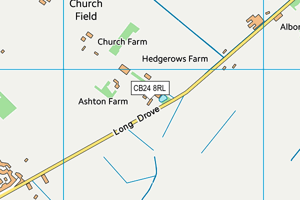 CB24 8RL map - OS VectorMap District (Ordnance Survey) CB24 8RL map - OS VectorMap District (Ordnance Survey)