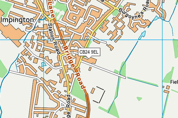 CB24 9EL map - OS VectorMap District (Ordnance Survey) CB24 9EL map - OS VectorMap District (Ordnance Survey)