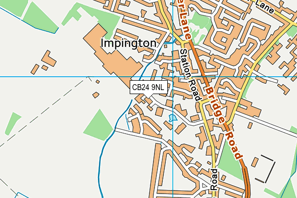 CB24 9NL map - OS VectorMap District (Ordnance Survey) CB24 9NL map - OS VectorMap District (Ordnance Survey)
