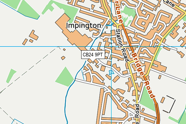 CB24 9PT map - OS VectorMap District (Ordnance Survey) CB24 9PT map - OS VectorMap District (Ordnance Survey)
