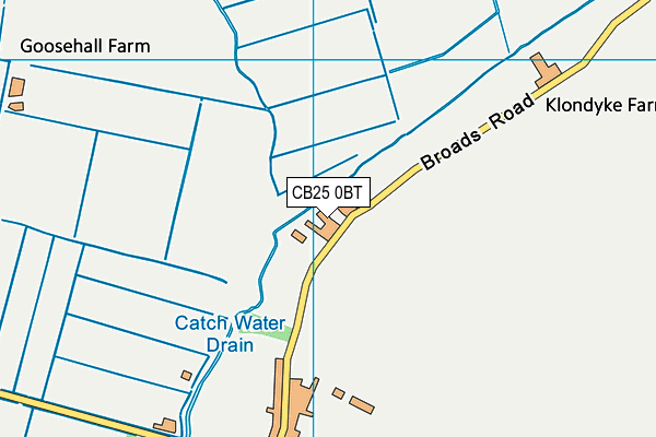 CB25 0BT map - OS VectorMap District (Ordnance Survey) CB25 0BT map - OS VectorMap District (Ordnance Survey)