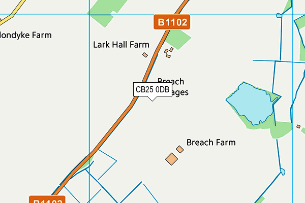 CB25 0DB map - OS VectorMap District (Ordnance Survey) CB25 0DB map - OS VectorMap District (Ordnance Survey)
