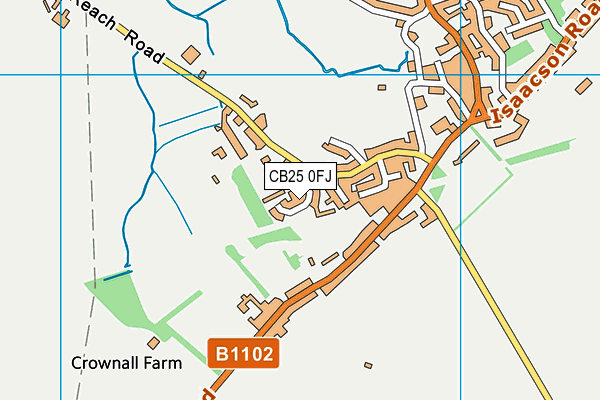 CB25 0FJ map - OS VectorMap District (Ordnance Survey) CB25 0FJ map - OS VectorMap District (Ordnance Survey)