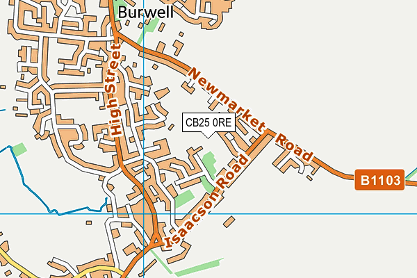 CB25 0RE map - OS VectorMap District (Ordnance Survey) CB25 0RE map - OS VectorMap District (Ordnance Survey)