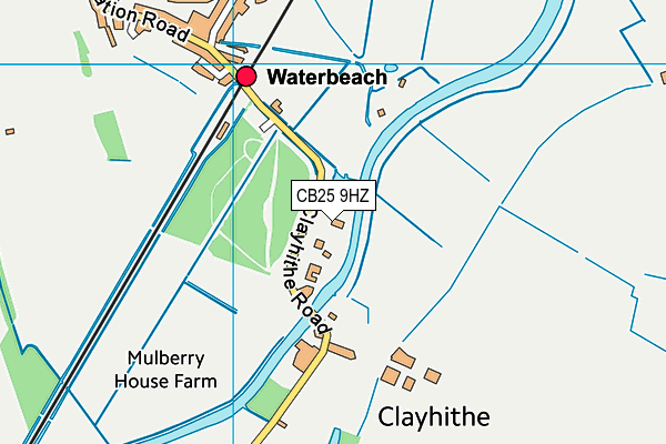 CB25 9HZ map - OS VectorMap District (Ordnance Survey) CB25 9HZ map - OS VectorMap District (Ordnance Survey)