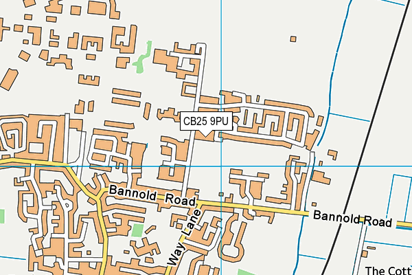 CB25 9PU map - OS VectorMap District (Ordnance Survey) CB25 9PU map - OS VectorMap District (Ordnance Survey)