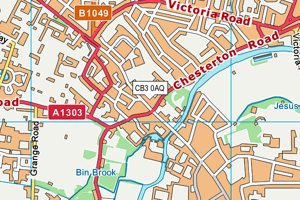 CB3 0AQ map - OS VectorMap District (Ordnance Survey) CB3 0AQ map - OS VectorMap District (Ordnance Survey)
