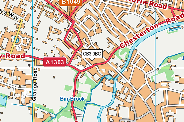 CB3 0BG map - OS VectorMap District (Ordnance Survey) CB3 0BG map - OS VectorMap District (Ordnance Survey)