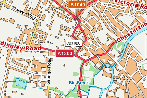 CB3 0BU map - OS VectorMap District (Ordnance Survey) CB3 0BU map - OS VectorMap District (Ordnance Survey)