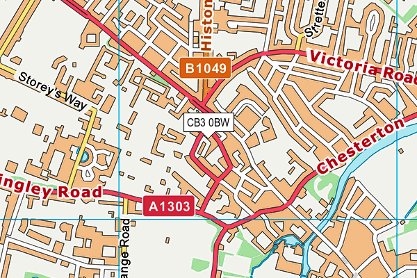 CB3 0BW map - OS VectorMap District (Ordnance Survey) CB3 0BW map - OS VectorMap District (Ordnance Survey)