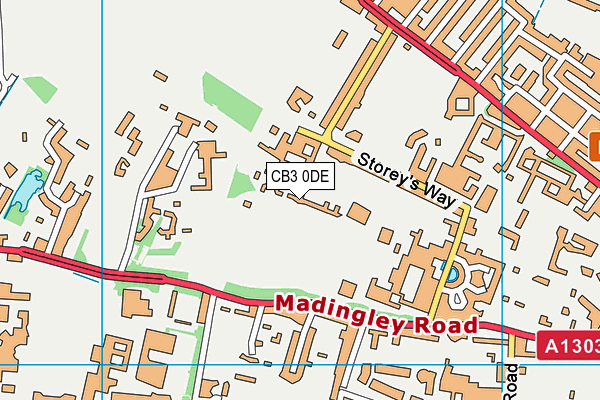 CB3 0DE map - OS VectorMap District (Ordnance Survey) CB3 0DE map - OS VectorMap District (Ordnance Survey)
