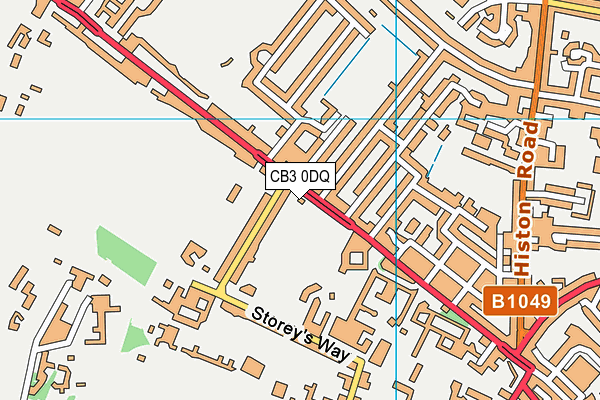 CB3 0DQ map - OS VectorMap District (Ordnance Survey) CB3 0DQ map - OS VectorMap District (Ordnance Survey)