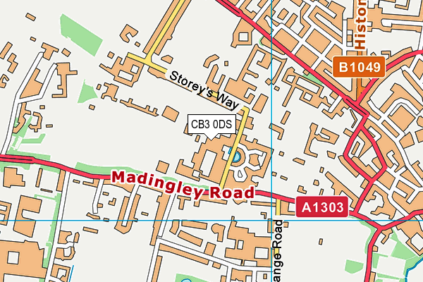 CB3 0DS map - OS VectorMap District (Ordnance Survey) CB3 0DS map - OS VectorMap District (Ordnance Survey)