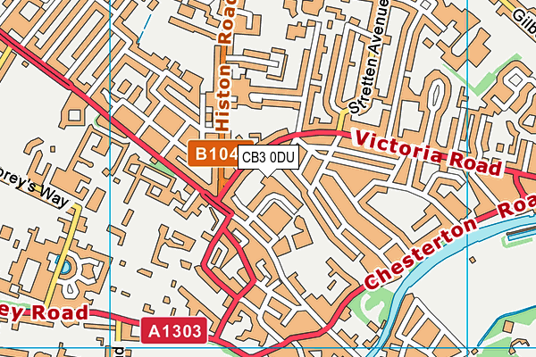 CB3 0DU map - OS VectorMap District (Ordnance Survey) CB3 0DU map - OS VectorMap District (Ordnance Survey)