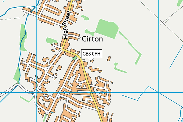 CB3 0FH map - OS VectorMap District (Ordnance Survey) CB3 0FH map - OS VectorMap District (Ordnance Survey)