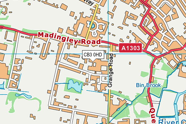 CB3 0HD map - OS VectorMap District (Ordnance Survey) CB3 0HD map - OS VectorMap District (Ordnance Survey)