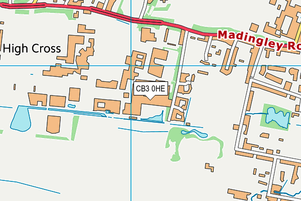 CB3 0HE map - OS VectorMap District (Ordnance Survey) CB3 0HE map - OS VectorMap District (Ordnance Survey)