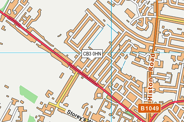 CB3 0HN map - OS VectorMap District (Ordnance Survey) CB3 0HN map - OS VectorMap District (Ordnance Survey)