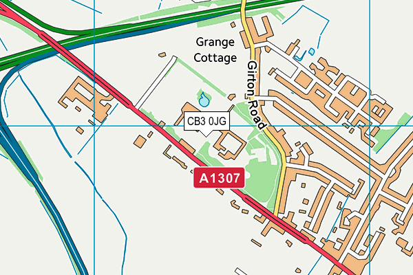 CB3 0JG map - OS VectorMap District (Ordnance Survey) CB3 0JG map - OS VectorMap District (Ordnance Survey)