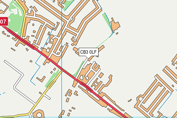 CB3 0LF map - OS VectorMap District (Ordnance Survey) CB3 0LF map - OS VectorMap District (Ordnance Survey)